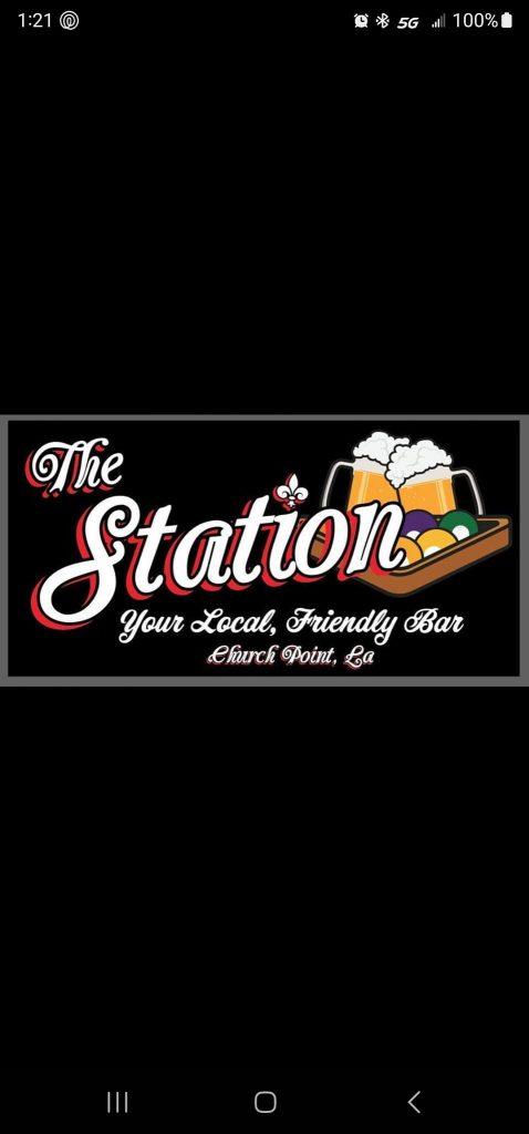 The Station Bar Logo with two mugs of beer