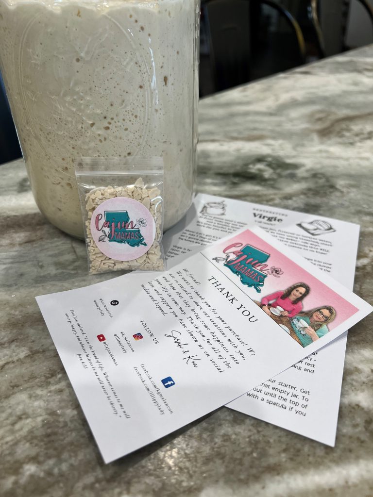 Cajun Mamas Sourdough Starter Virigie, Acadia Parish