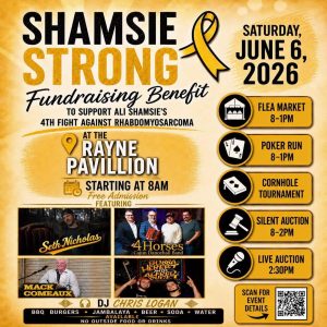 informational flyer about an upcoming benefit