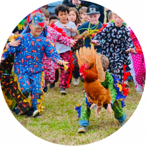 Enfant Courir de Mardi Gras