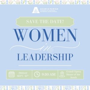 Save the Date for Women in Leadership event